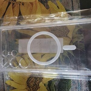 Samsung S25 Ultra Clear Phone Case with Magnetic Charging Ring